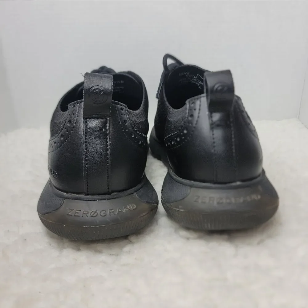 Cole Haan 4.Zerogrand Mens Oxford Shoes Size 9.5 Black Stitchlite Wingtip C35744